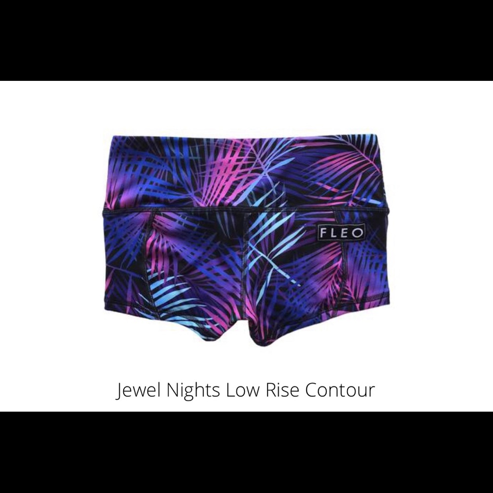 Fleo Jewel Nights low rise contour shorts